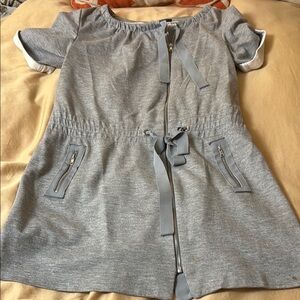 Elie Tahari Heather Gray Day Dress